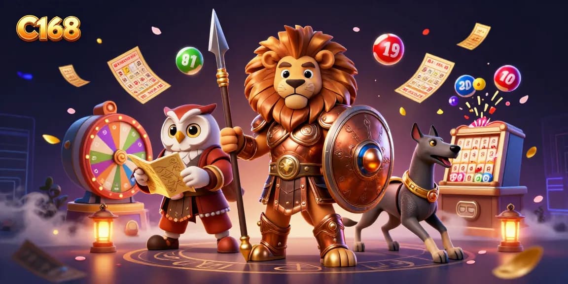 Experience exciting games at C168 with vibrant graphics and dynamic casino elements.