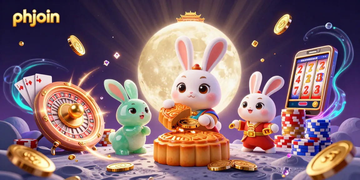 Bettors enjoy immersive gaming with phjoin's dynamic casino scene featuring lucky charms and vibrant elements.