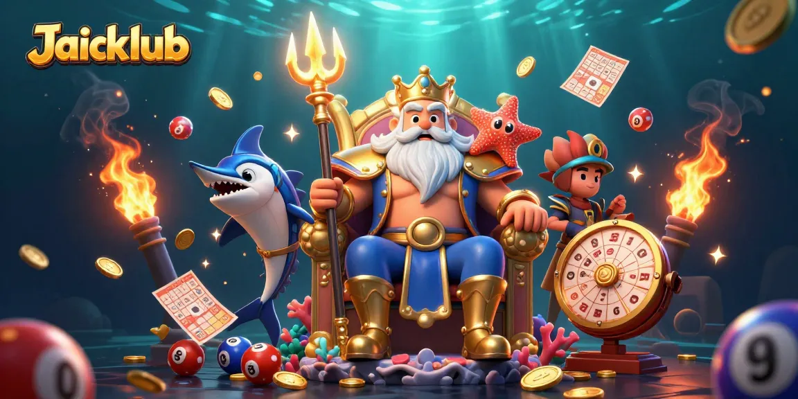 Engage with exciting lottery games on Jaiclub, featuring a vibrant underwater scene.