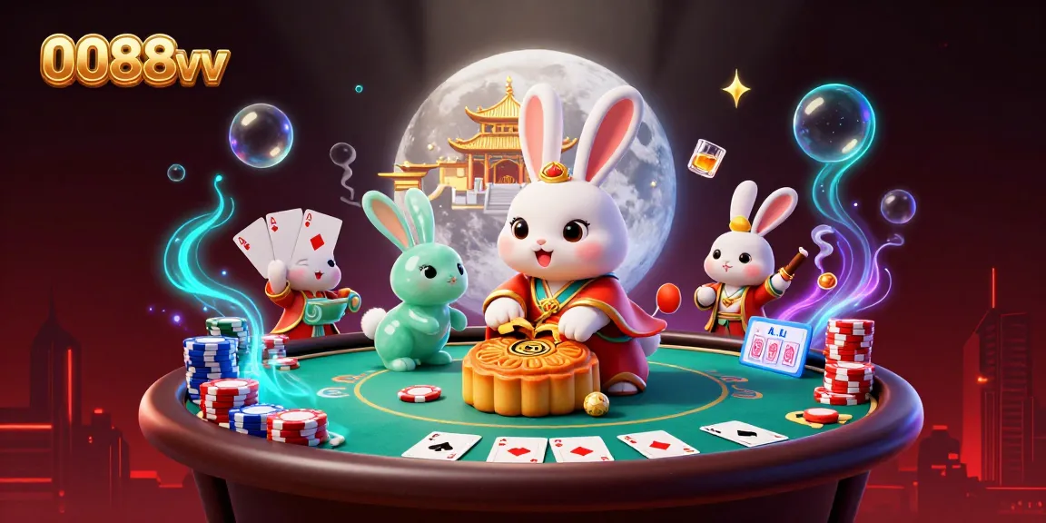 Reveal exciting poker wins at 0088vv with our dynamic casino illustration featuring traditional elements.