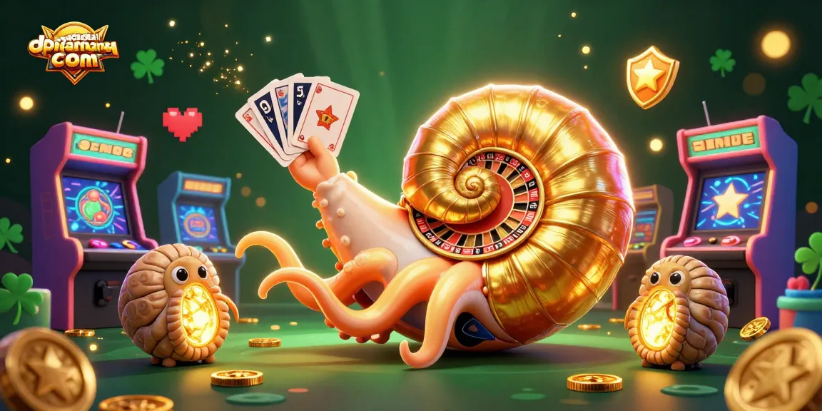Experience thrilling gameplay with dacsandatphanrang com featuring a giant nautilus roulette wheel amidst vibrant arcade games.