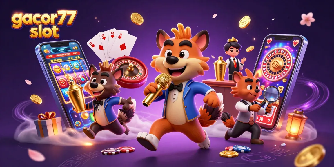 Memenangkan gacor77 slot sambil menikmati suasana casino yang penuh warna dan energi.