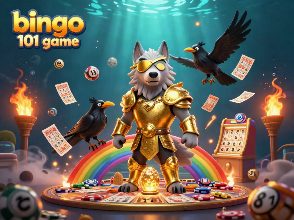 Experience the bingo 101 game adventure with interactive bingo balls and vibrant characters.