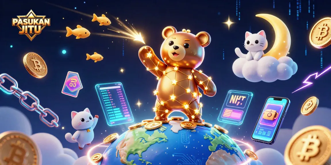 Engage with PASUKAN JITU as the constellation bear collects coins amidst vibrant casino elements.