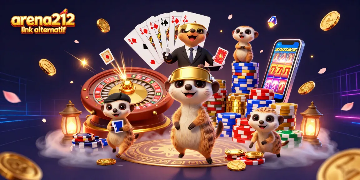 arena212 link alternatif, mengelola kasino dengan karakter meerkat yang lucu dan menarik