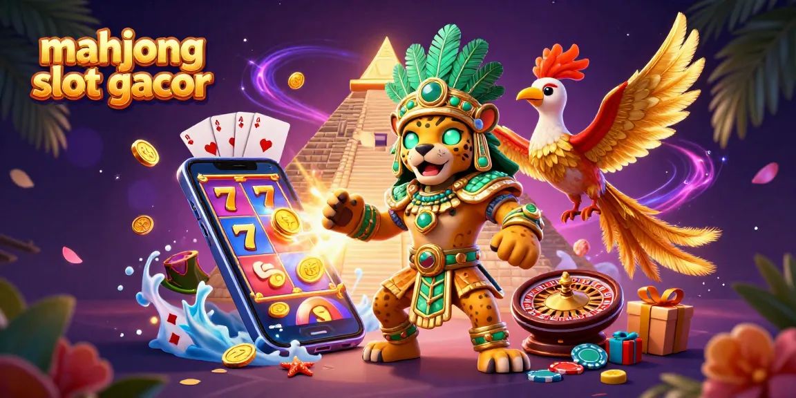 Experience winning thrills with mahjong slot gacor featuring vibrant characters in an energetic casino setting.