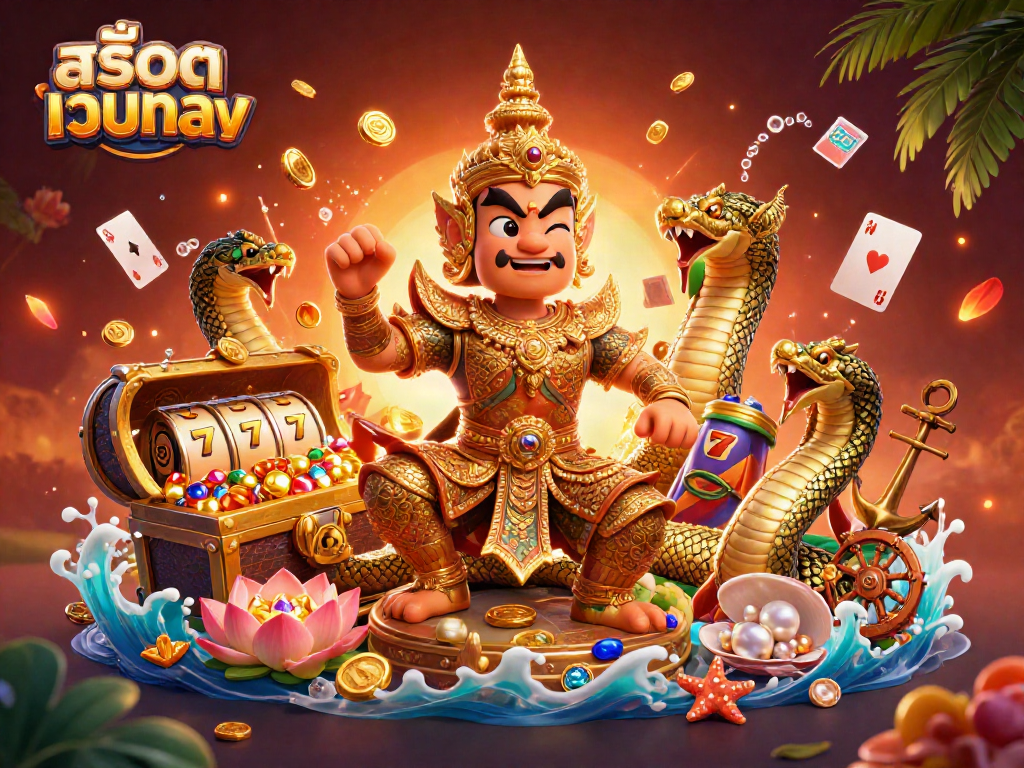 Experience exciting gameplay with "สล็อตเว็บตรง" featuring classic slots and rich characters in 3D.