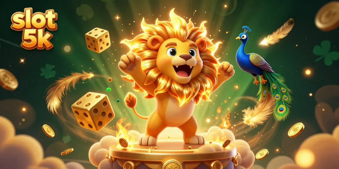 Experience thrilling gameplay with slot 5k as the sun lion roars triumphantly amidst dynamic casino elements.
