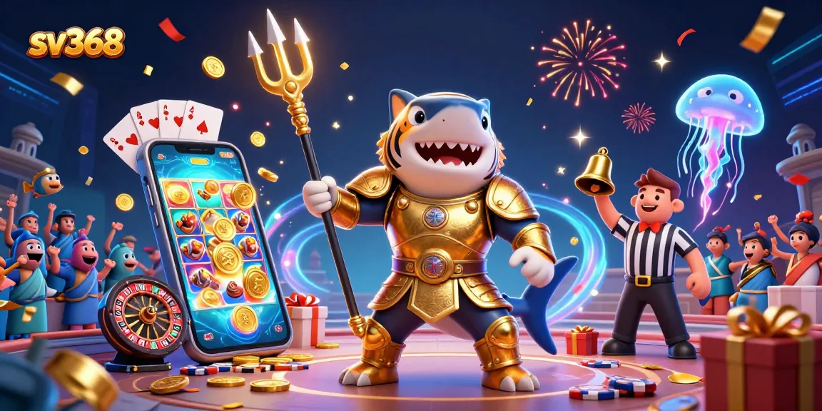 Experience thrilling gameplay at sv368 with a vibrant underwater casino featuring dynamic characters and exciting gaming elements.
