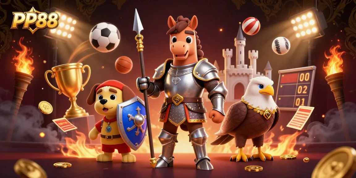 Experience thrilling bets and exciting games at PP88 with jackpot elements and unique characters.