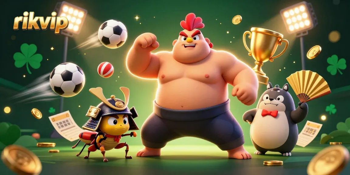 Experience thrilling gameplay and win big with rikvip's dynamic casino atmosphere and vibrant elements.