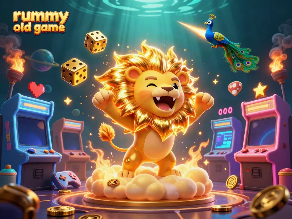 Gambarkan rummy old game yang menggabungkan antusiasme permainan kartu dengan detail visual yang menawan.