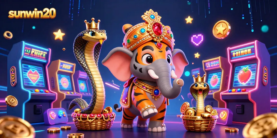 Engage with sunwin20's vibrant casino scene filled with games and rich illustrations.
