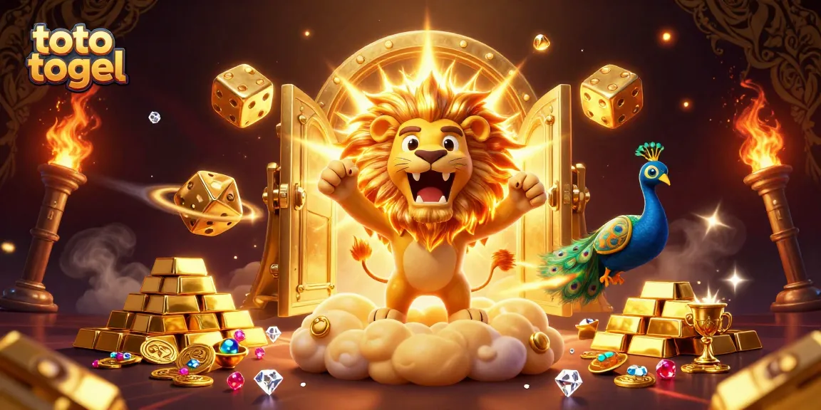 Indulge in the excitement of toto togel with our vibrant digital illustration showcasing thrilling gaming elements.