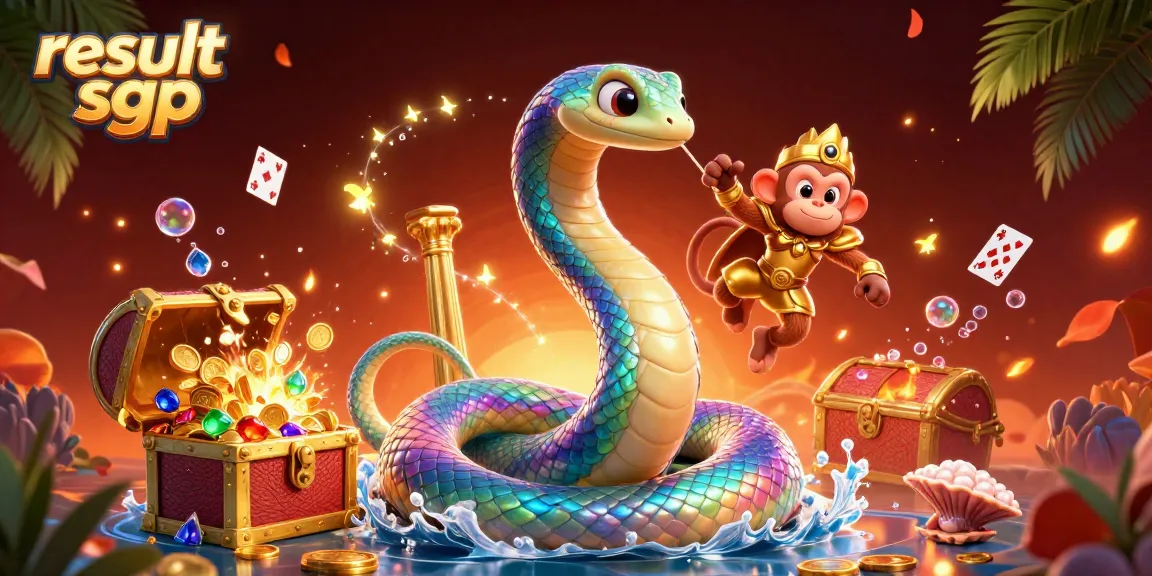 Melihat hasil sgp terbaru dengan ilustrasi kartun 3D yang penuh warna