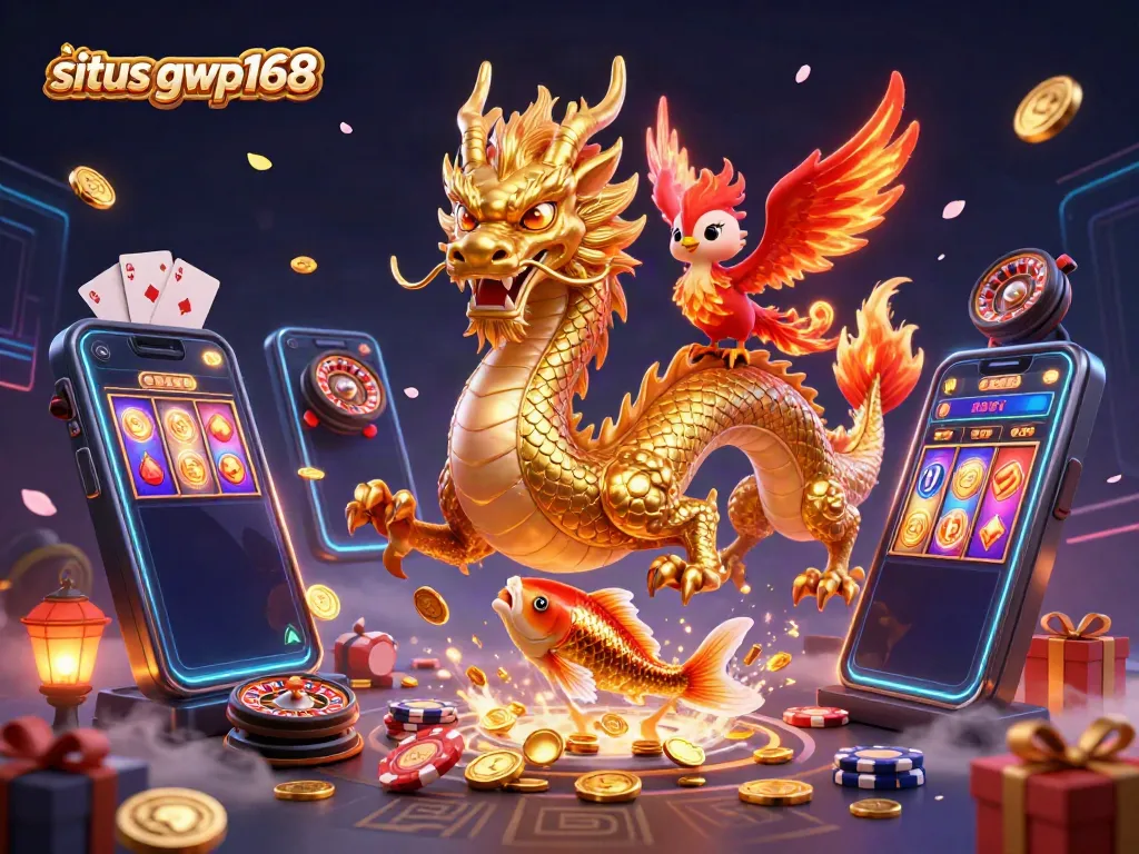 Bermain di situs gwp168 dengan dragon emas, phoenix merah, dan ikan koi keberuntungan menghadirkan pengalaman permainan yang seru.