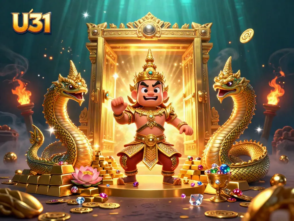 Experience the magic of U31 as you spin the reels amidst treasure and excitement!