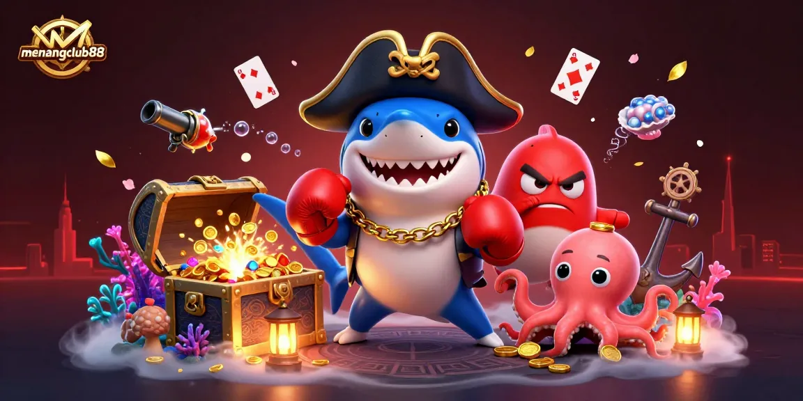 Spin winning reels with menangclub88's vibrant characters in an engaging casino scene.
