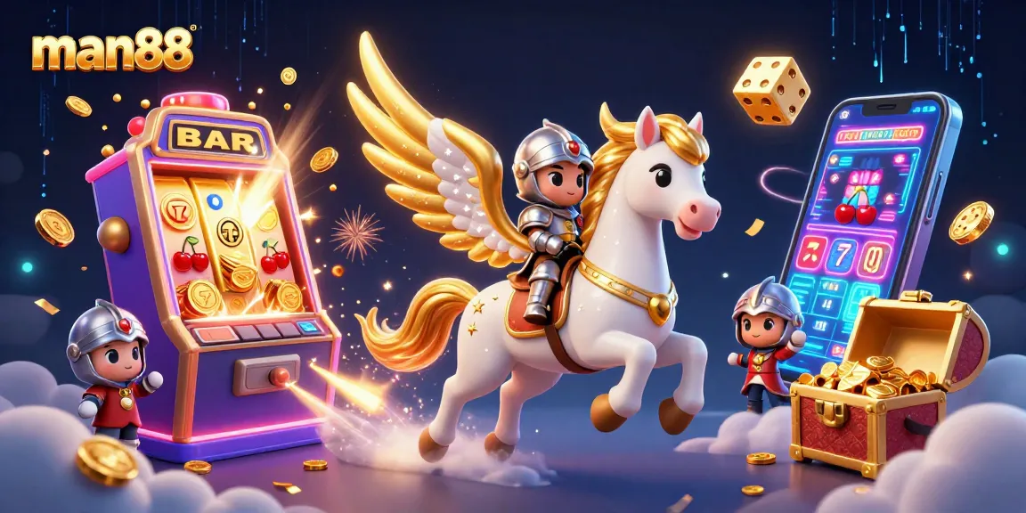 Spin to win at man88 with a dazzling 3D jackpot explosion and enchanting gaming elements!