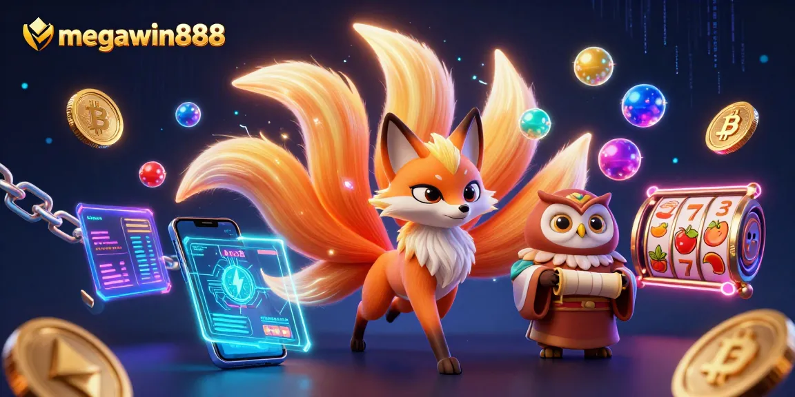 Experience megawin888 with vibrant 3D casino elements and mystical characters