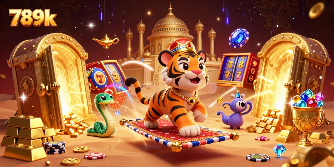 Win big with 789k as you explore a vibrant 3D casino world of treasure and excitement.