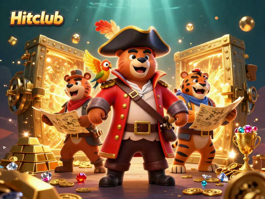 Hitclub players win big with exciting gold treasures in a vibrant competitive casino scene.