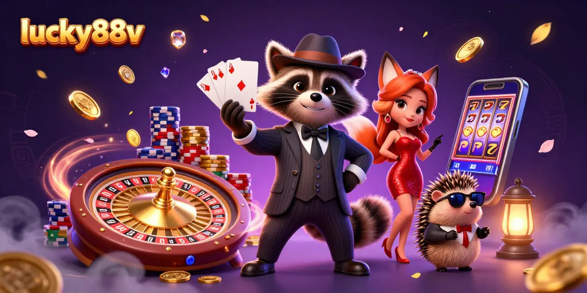 Experience luck with lucky88v while enjoying a vibrant casino scene filled with excitement!