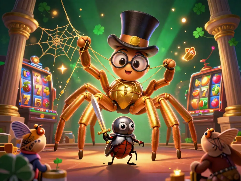 Experience thrilling gameplay with sunwin in a vibrant 3D casino scene featuring slot machines and lively characters.