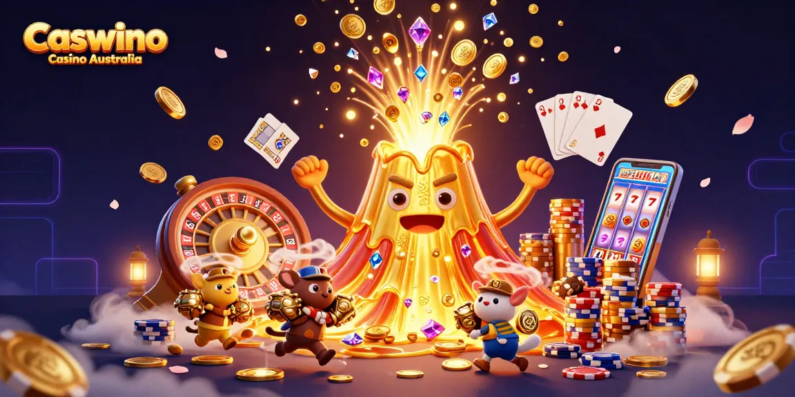Experience the excitement at Caswino Casino Australia with dynamic gaming elements and treasure.