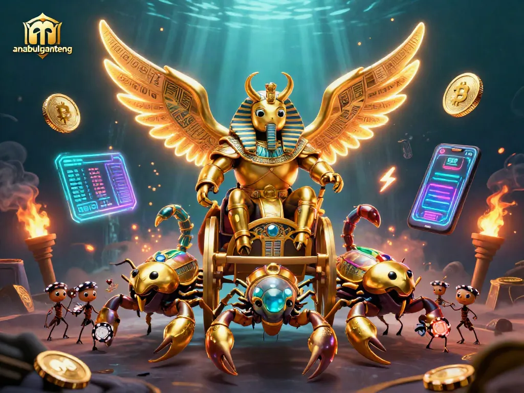 Taruhan anabulganteng pada game casino dengan karakter menarik dan elemen berkilau.