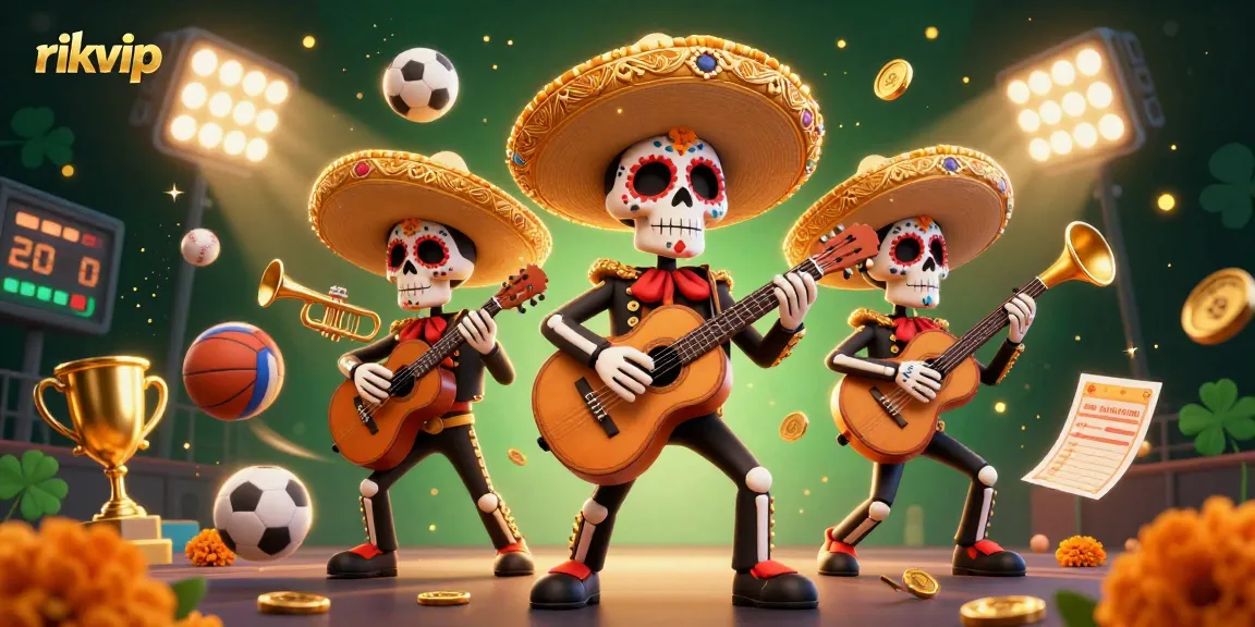 Experience thrilling action at rikvip with a vibrant mariachi band and dynamic casino elements.