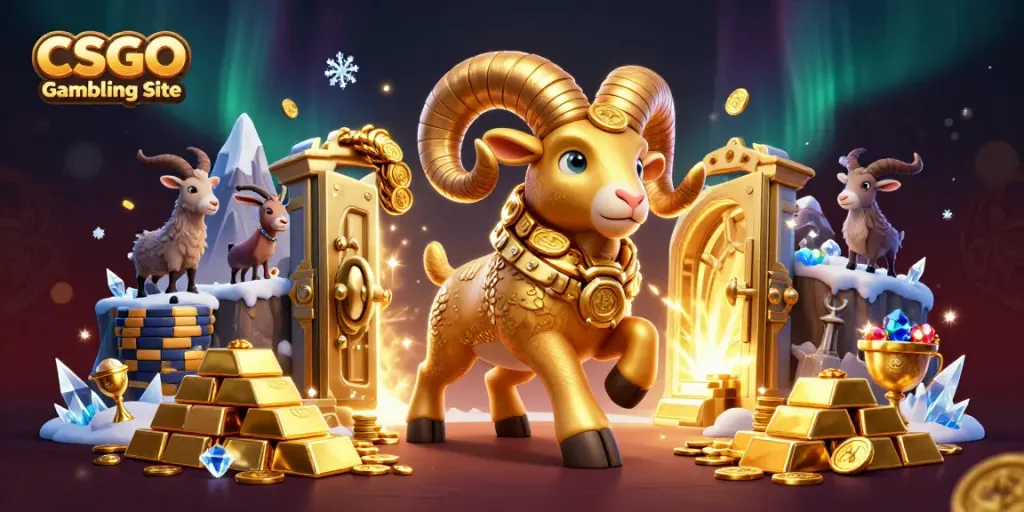 Experience thrilling wins at the CSGO Gambling Site with vibrant gold stacks and dynamic gameplay!
