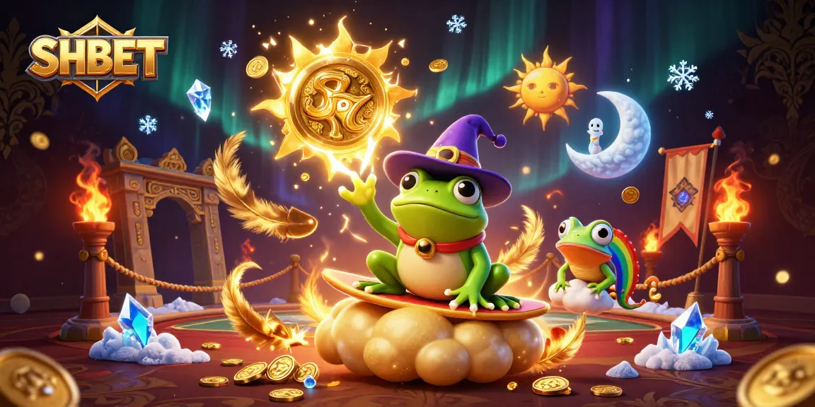 SHBET's exciting casino scene showcases immersive elements with golden coins and vibrant characters.
