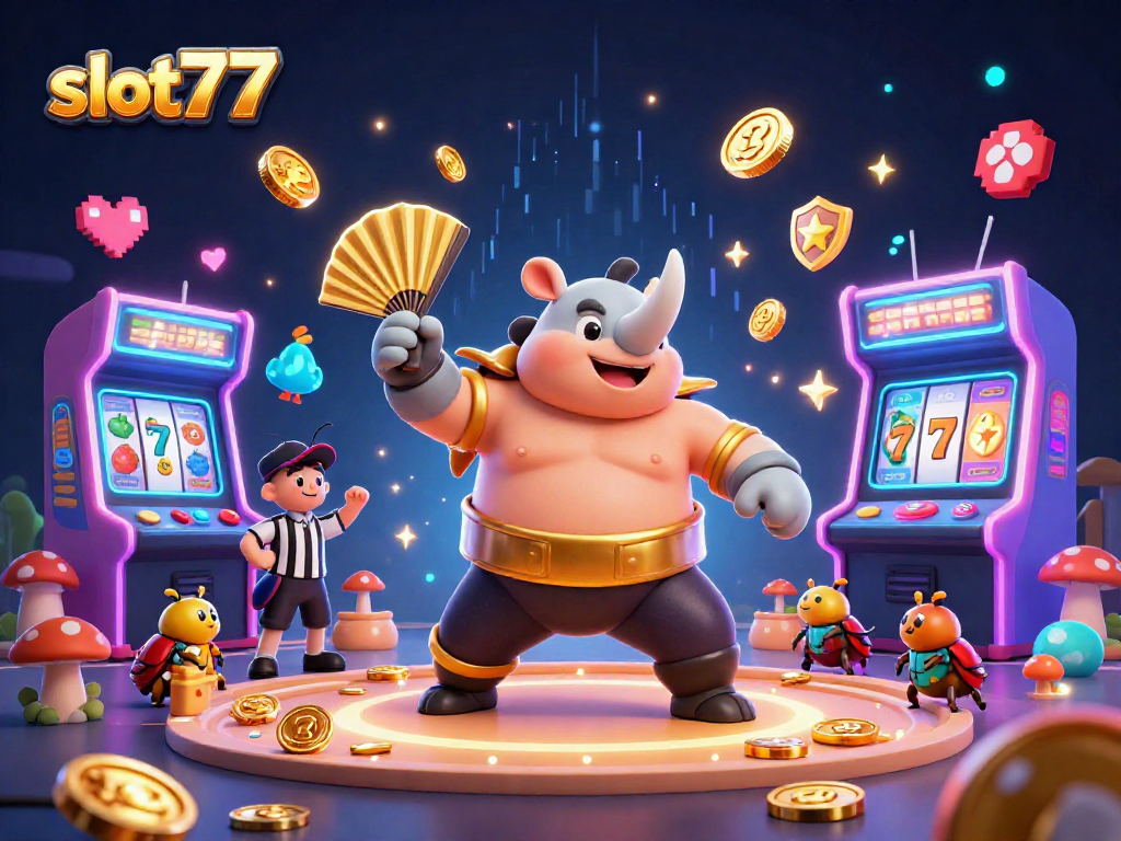 slot777 menggabungkan keajaiban slot dengan siluet berwarna dan efek gemerlap untuk pengalaman bermain yang menarik.
