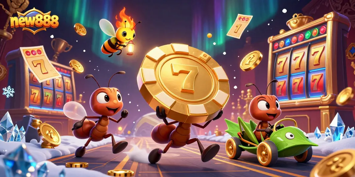 Navigate thrilling slot adventures with new888 while ants pull off an exciting heist!